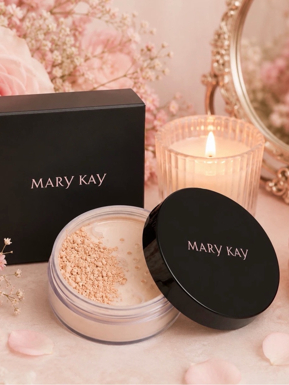 Mary Kay  Silky  Setting Powder  Deep Ivory